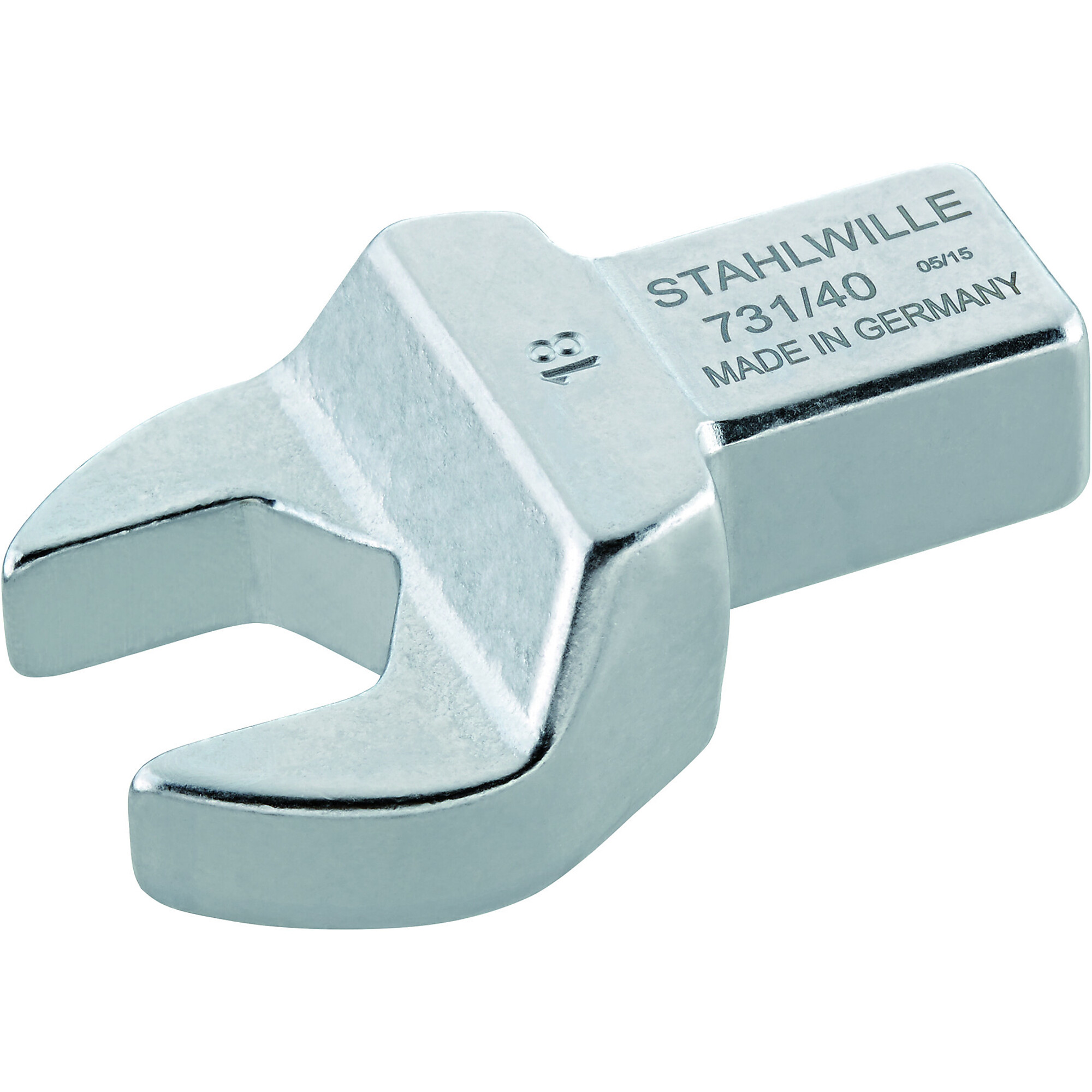 Stahlwille Tools Open Ended Insert Tool — 27mm, 14mm x 18mm, Chromium Plated, Durable Finish, Model# 731/40 27
